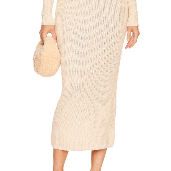 A.L.C Olive Knit MIDI Skirt - Picture 3 of 5